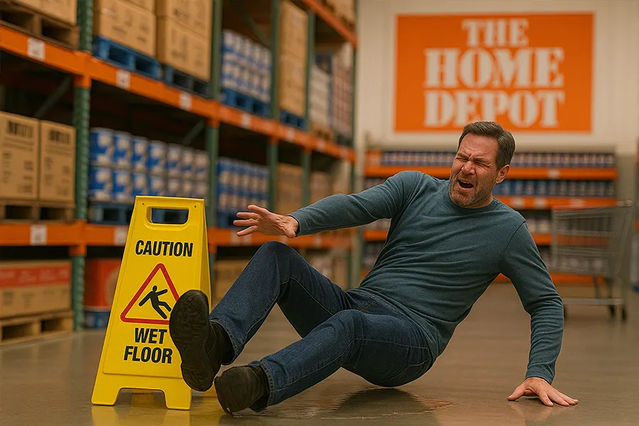 Home Depot Slip and Fall Accident Lawyer in Riverside County